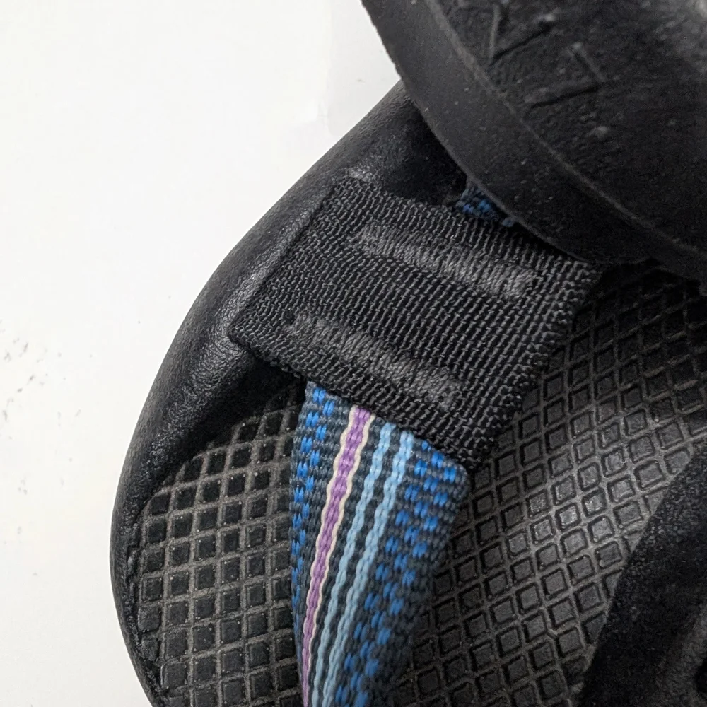 Chaco Black and Blue Strappy Sandals - Picture 8 of 8